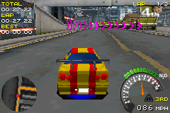 Street Racing Syndicate screenshot 3 for GameBoy Advance